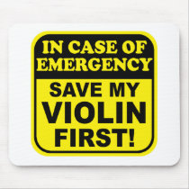 Save My Violin Mouse Pad