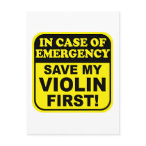 Save My Violin Post Card