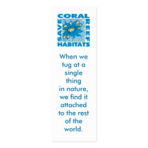 Save Our Coral Reefs Bookmark