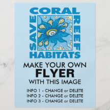 Save Our Coral Reefs Flyers