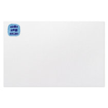 Save Our Ocean Watery Blue Background Personalized Stationery