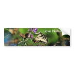 Save Our Planet Butterfly bumper sticker