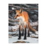 Save Our Planet series red fox post card
