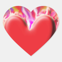 Save Palestine Gaza Heart Heart Stickers