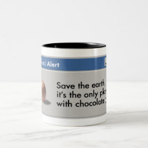 Save Planet Chocolate mug!