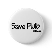 Save Pluto Badge