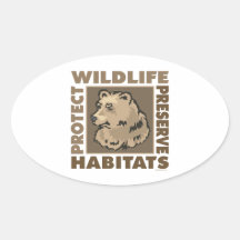 Save, Protect Bears Sticker