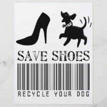 Save Shoes: Recycle Your Dog Flyers