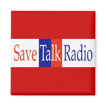 Save Talk Radio Magnet