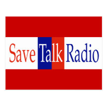 Save Talk Radio Postcard