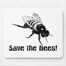 Save the Bees Mouse Pads