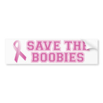 Save the Boobies (fr) Bumper Stickers