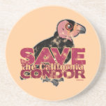 Save the California Condor Beverage Coaster