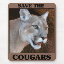 Save the Cougar Mouse Pads