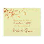 Save The Date Announcement - Warm Autumn Post Cards