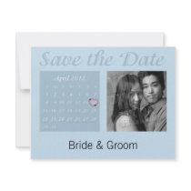 Save the Date April 2012 Calendar Invitations