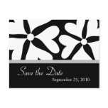 Save the Date - B&W Wedding Postcard
