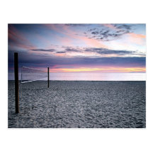 Save The Date Beach Sunset Postcard