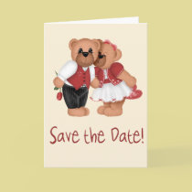 Save the Date Bears cards