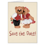Save the Date Bears Greeting Card