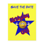 Save The Date Birthday Girl Funny Postcard