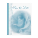 Save the Date - Blue Rose postcards
