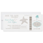 Save the Date Boarding Pass invitations