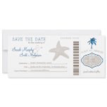 Save the Date Boarding Pass invitations