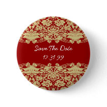 Save The Date Button-Personalizable Text