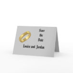 Save the Date Card