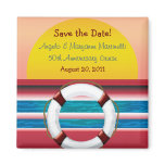 Save the Date Cruise Anniversary Magnet