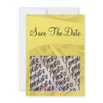 "Save the Date" Curls Over Yellow