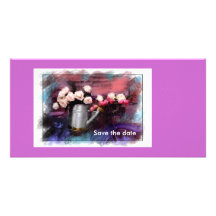 Save the date custom photo card