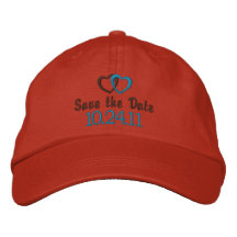 Save the Date Customizable Baseball Cap