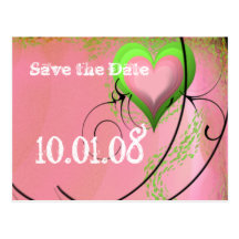 Save The Date - - - Customized Postcard