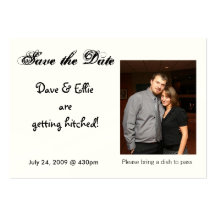 Save the Date, Dave & Ellie are g... Business Card