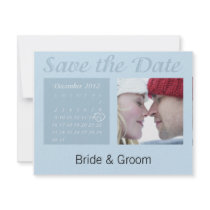 Save the Date December 2012 Calendar Personalized Invitation