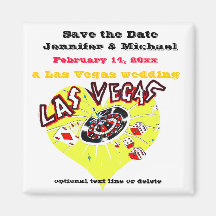 Save the Date Destination Wedding Magnets