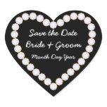 Save the Date Diamond heart