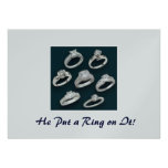 Save the Date/Engagement/ He put a Ring on It! Custom Invites