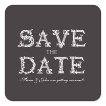 Save the Date Envelope Seal/Sticker
