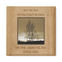 Save the Date Family Reunion Magnet
