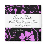 Save the date - Floral Wedding Magnet