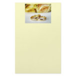 Save the Date/Gold Wedding Bands Customized Stationery