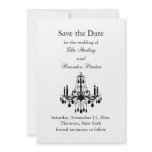Save the Date Grand Ballroom (white) invitations
