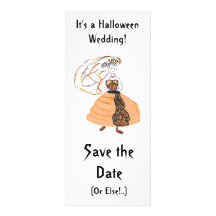 Save the Date/Halloween Wedding Custom Invites