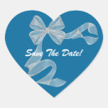 Save The Date Heart Sticker