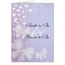 save the date hearts and butterflies greeting cards