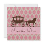 Save the Date Horse and Carriage Invitation