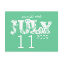 Save the Date - July - Customized Postcard